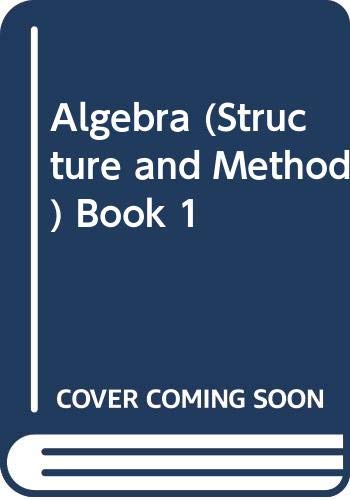9780395352502: Algebra: Structure and Method Book One 1 [Teacher's Edition]