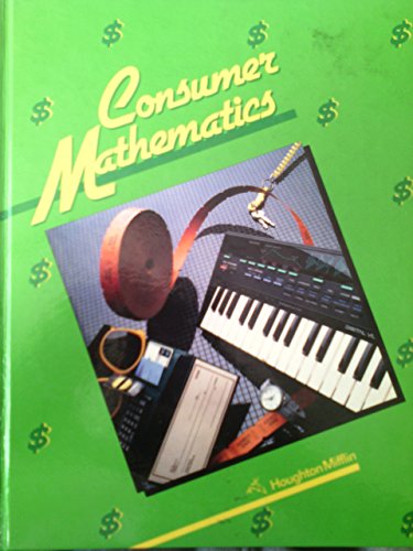 Consumer mathematics (9780395355480) by Lange, Walter Henry