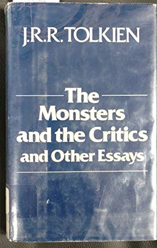 Imagen de archivo de The Monsters and the Critics, and Other Essays a la venta por GridFreed