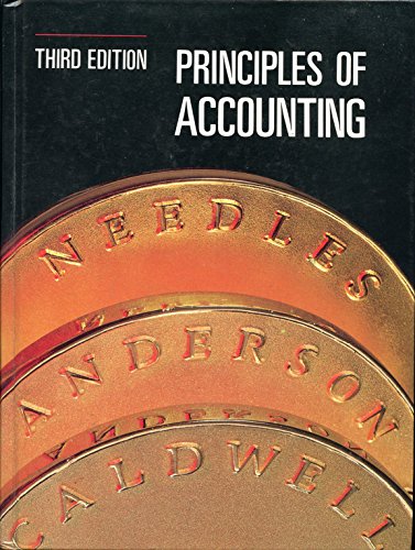 Beispielbild fr Principles of Accounting zum Verkauf von Hawking Books