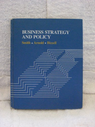 Beispielbild fr Business Strategy and Policy zum Verkauf von Wonder Book