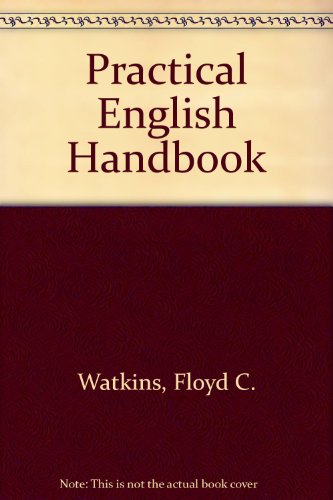 Beispielbild fr Practical English handbook zum Verkauf von Wonder Book