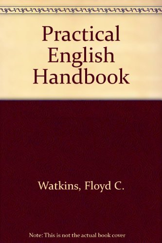 Imagen de archivo de Practical English handbook a la venta por Wonder Book