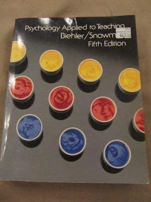 Stock image for Psychology Applied to Teaching for sale by Better World Books
