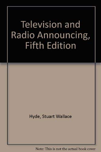 9780395359396: Television and radio announcing