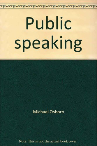 Stock image for Public Speaking for sale by The Yard Sale Store