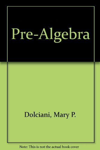 Stock image for Pre-Algebra: An Accelerated Course for sale by ThriftBooks-Dallas