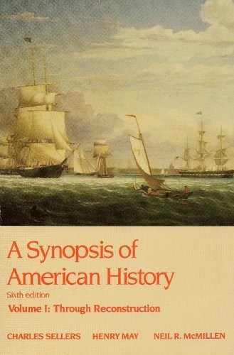 9780395361948: A Synopsis of American History: Through Reconstruction v. 1