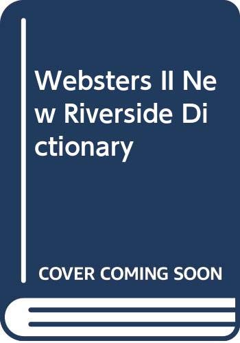 Webster's II New Riverside Dictionary (9780395363416) by Harris, Robert W.