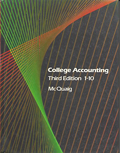 Beispielbild fr College Accounting Fundamentals, Chapters 1-10 zum Verkauf von SecondSale