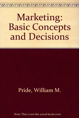 9780395377185: Marketing: Basic Concepts and Decisions