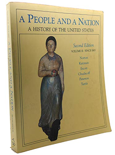 9780395379370: A People and a Nation: A History of the United States (2)