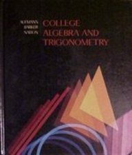 Stock image for College Algebra and Trigonometry (College algebra and trigonometry series) for sale by Wonder Book