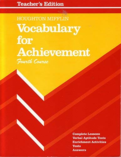 Stock image for Houghton Mifflin Vocabulary For Achievement for sale by Tacoma Book Center