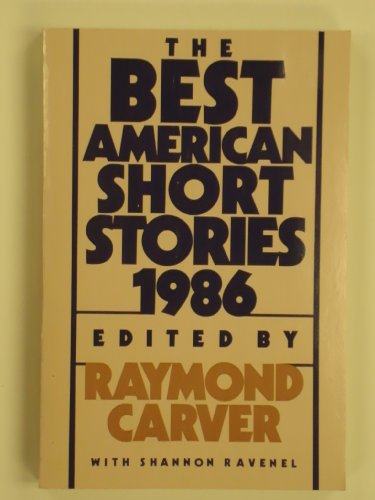 Stock image for The Best American Short Stories: 1986 for sale by Bibliomania Book Store