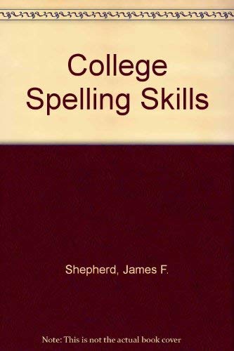9780395393932: College Spelling Skills