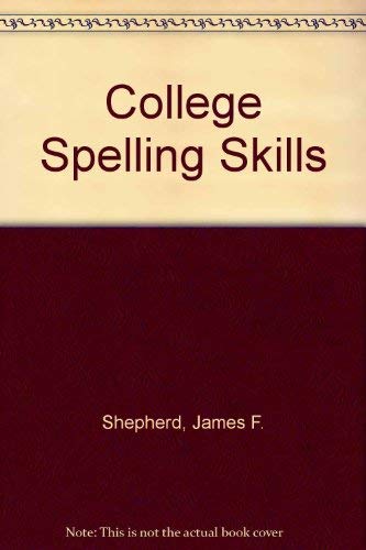 Stock image for College Spelling Skills for sale by HPB-Red