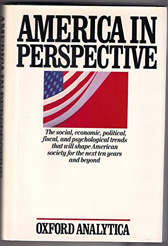 Imagen de archivo de America in Perspective: Major Trends in the United States Through the 1990's a la venta por BookHolders