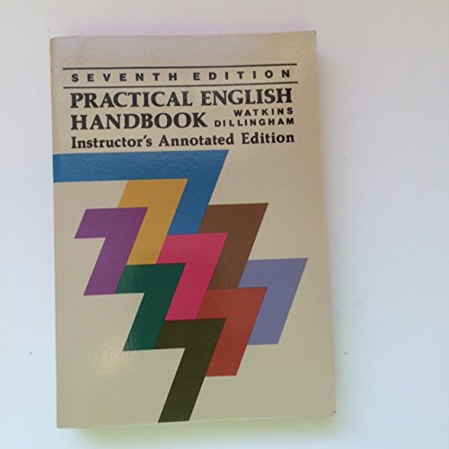 Beispielbild fr Practical English Handbook: Instructor's Annotated Edition zum Verkauf von Half Price Books Inc.
