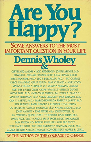 Beispielbild fr Are You Happy?: Some Answers to the Most Important Question in Your Life zum Verkauf von BookHolders