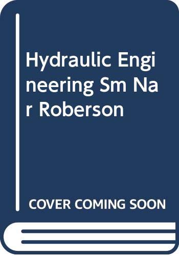 Beispielbild fr Hydraulic Engineering Sm Nar Roberson zum Verkauf von medimops