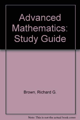 Stock image for Advanced Mathematics: Study Guide for sale by HPB-Ruby