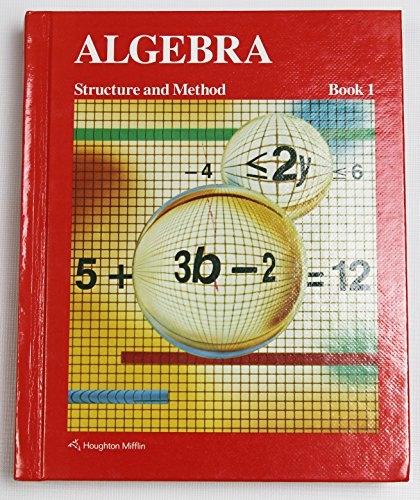 Beispielbild fr Algebra: Structure and Method, Book 1 zum Verkauf von Save With Sam