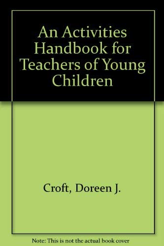 9780395432075: Activities Handbook for Teachers of Young Children