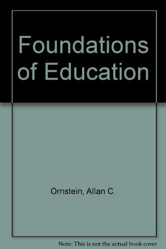 9780395432280: Foundations of education