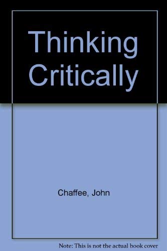 Stock image for Thinking Critically for sale by Better World Books