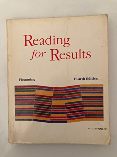 Imagen de archivo de Reading for Results a la venta por Hawking Books