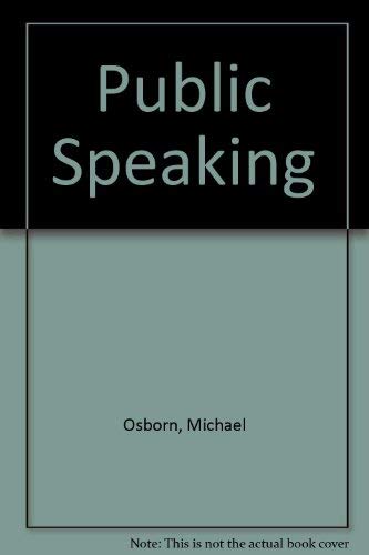 Stock image for Public speaking for sale by HPB-Ruby