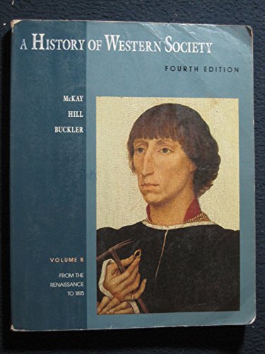 9780395433454: History of Western Society, Volume B