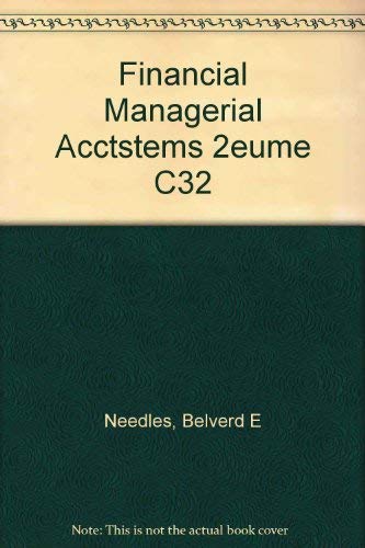 9780395433485: Financial Managerial Acctstems 2eume C32
