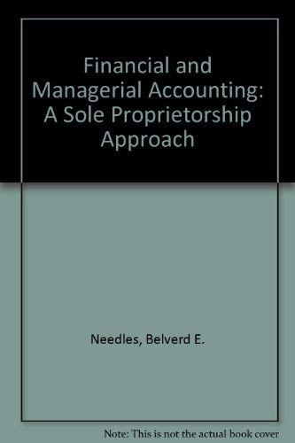 Imagen de archivo de Financial and Managerial Accounting a la venta por Better World Books