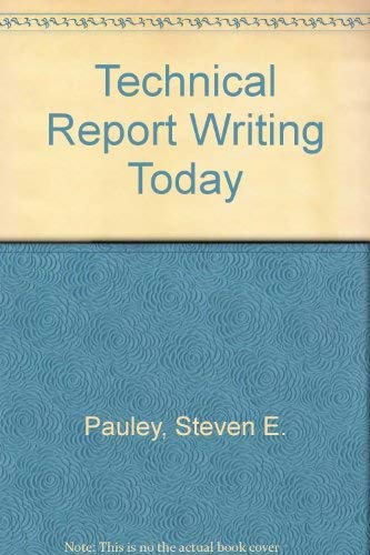 9780395433553: Technical Report Writing Today