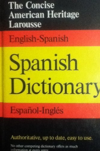 9780395434123: The Concise American Heritage Larousse Spanish Dictionary