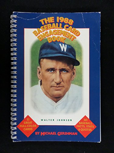 Beispielbild fr 1988 Baseball Card Engagement Book zum Verkauf von Better World Books