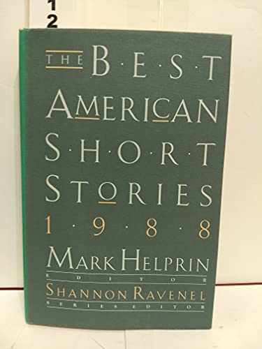 9780395442579: Best American Short Stories, 1988