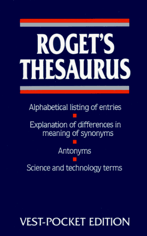 Beispielbild fr Roget's Thesaurus zum Verkauf von SecondSale