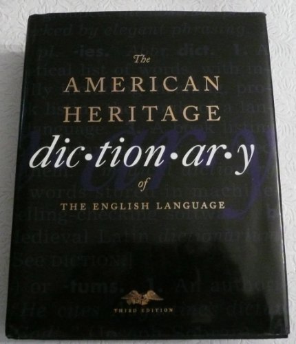 Stock image for The American Heritage Dictionary of the English Language, Third Edition for sale by More Than Words