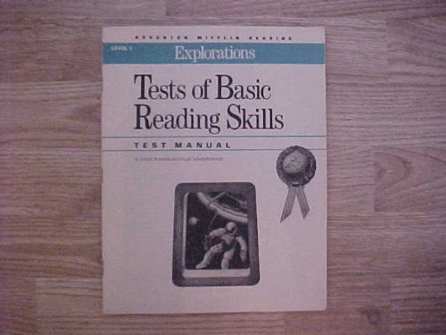 Stock image for Reading Explorations - Tests of Basic Reading Skills - Test Manual for sale by Nationwide_Text