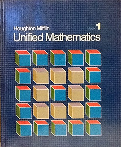 Imagen de archivo de Unified Mathematics (Houghton Mifflin, 1) a la venta por Reliant Bookstore