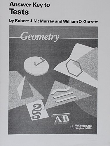 9780395470718: Geometry Tests (Blackline)