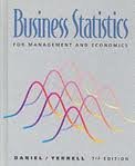 9780395472705: Business Statistics: For Management and Economics