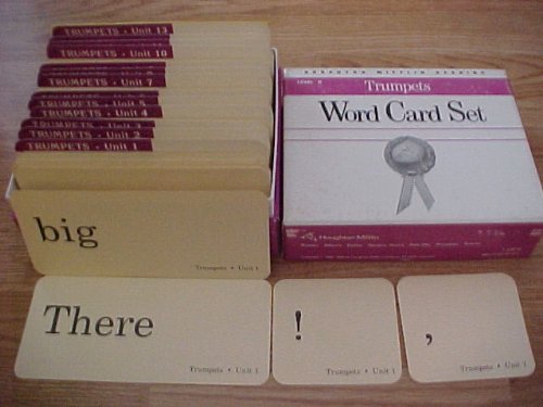 Houghton Mifflin Reading Trumpets Word Card Set 1989, 1986 Level D (9780395482483) by William K Durr; John J Pikulski; Hugh Shoepheorster; J David Cooper