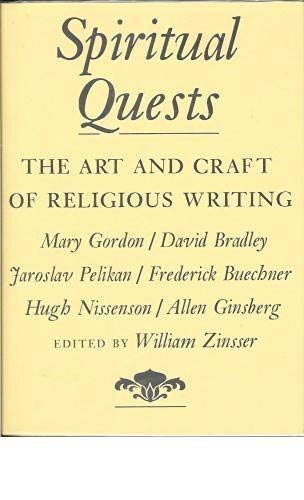 Stock image for Spiritual Quests: The Art and Craft of Religious Writing (The Writer's Craft) for sale by Voyageur Book Shop