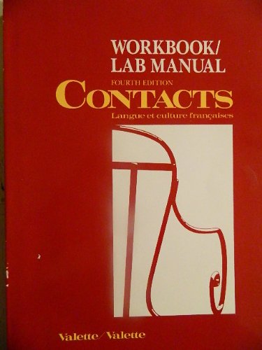 Contacts 4ed Workbook (9780395494684) by Valette