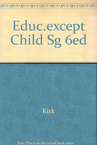 Stock image for Educ.except Child Sg 6ed for sale by HPB-Red