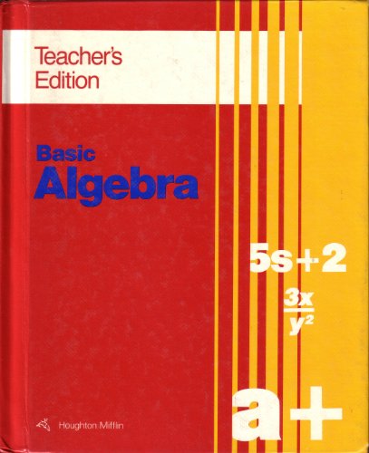 Imagen de archivo de Basic Algebra, Teacher's Edition a la venta por ThriftBooks-Atlanta